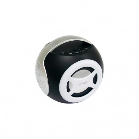 Denver BTS-90Silver 2.1 portable speaker system Black, White 4 W