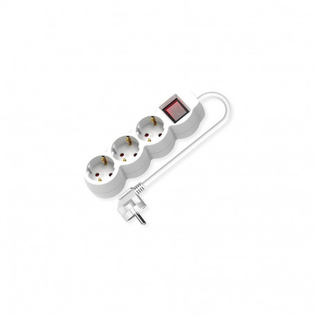 VALUE 19.99.0950 power extension 1.5 m 3 AC outlet(s) Indoor White