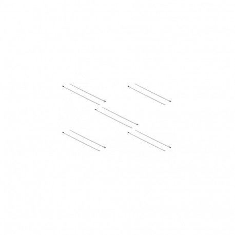 DeLOCK 18770 cable tie Releasable cable tie Stainless steel 10 pc(s)