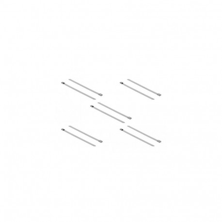 DeLOCK 18773 cable tie Releasable cable tie Stainless steel 10 pc(s)