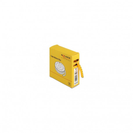 DeLOCK Cable Marker Box, No. 5, yellow, 500 pieces