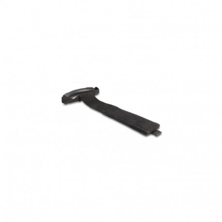 DeLOCK Carrying Strap with hook-and-loop fastener L 710 x W 50 mm black 2 pieces