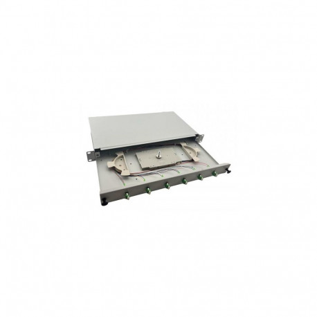 Helos 375550 rack cabinet 1U Grey