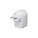Goobay Surge-Protected Socket Adapter