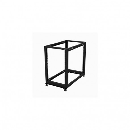 StarTech.com 18U 4-Post Server Rack, 19in Open Frame Rack with 40in (101cm) Mounting Depth and 1200l