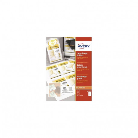 Avery 4834XL identity badge/badge holder Polyester 50 pc(s)