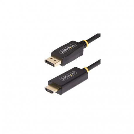 StarTech.com 6.6ft (2m) DisplayPort to HDMI Adapter Cable, 4K 60Hz with HDR, DP to HDMI 2.0b, Active