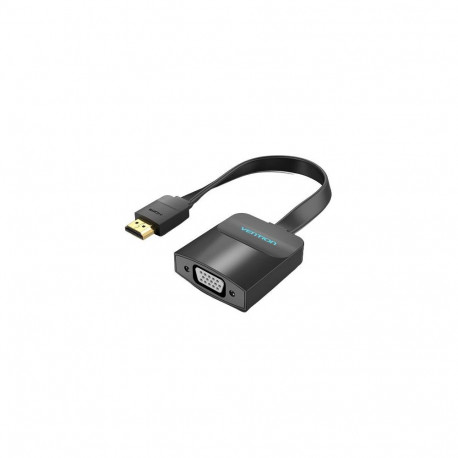 Vention Flat HDMI to VGA Converter 0.15M Black