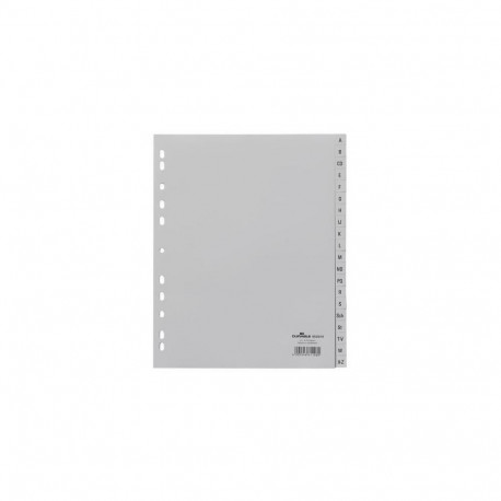 Durable 652010 tab index Alphabetic tab index Grey