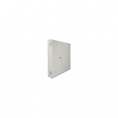 DeLOCK Fiber optic wall distribution box with double door grey