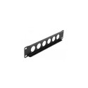 DeLOCK 10″ D-Type Patch Panel 6 Port black
