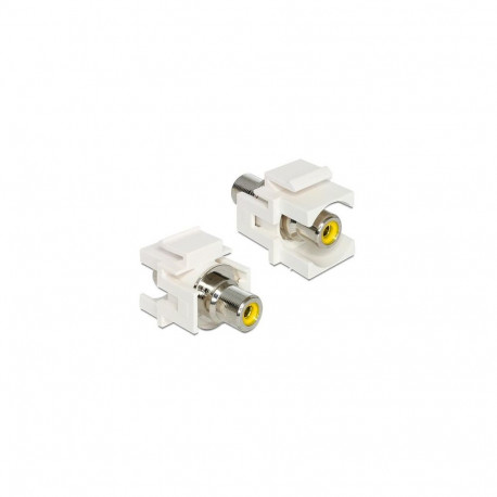 DeLOCK 86306 cable gender changer RCA Yellow