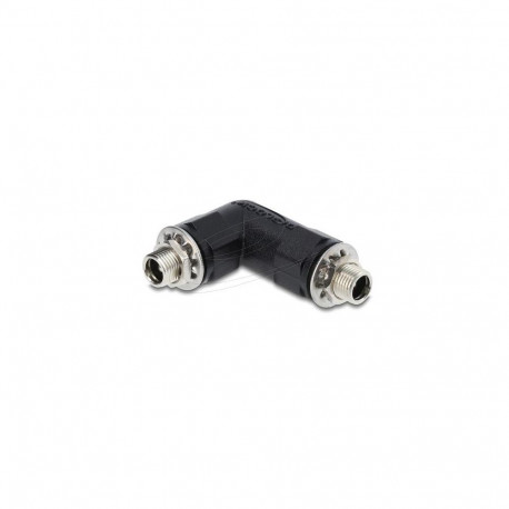 DeLOCK 90942 cable gender changer DC 5.5 x 2.1 Black