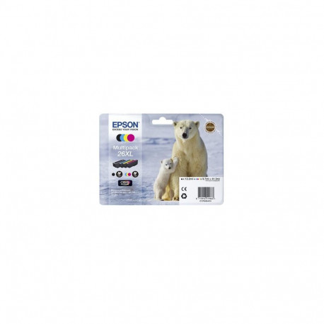 Epson Polar bear 26 Claria Premium Single Photo Black Ink