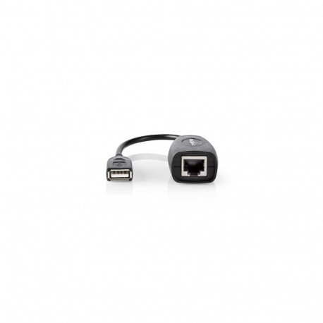 Nedis CCGB60EXTBK500 cable gender changer RJ-45 USB 1.1 Type-A Black
