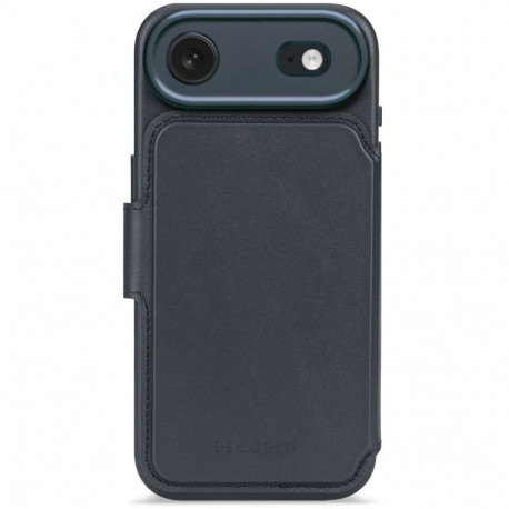 Decoded Leather Detachable Wallet iPhone 17 Air Navy Shadow