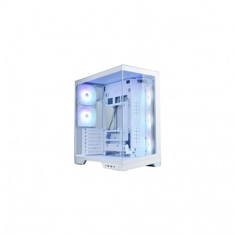 Zalman D50 Dual-Chamber Panoramic View Computer Case Mid. Tower White