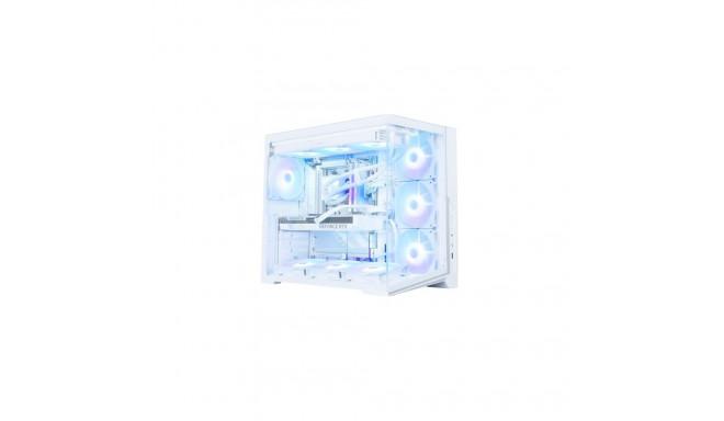Zalman D40 Dual-Chamber Panoramic View Computer Case Mid. Tower White