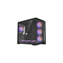 Zalman D40 Dual-Chamber Panoramic View Computer Case Mid. Tower Black