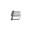 Extralink Cable organizer 1U, black