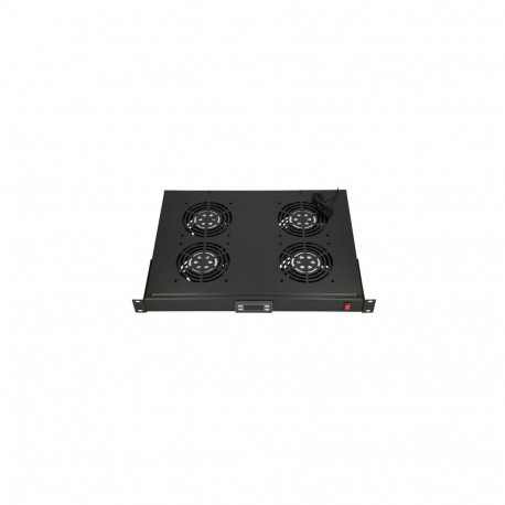 Extralink Fan panel 19", 4 fans, for rack cabinets, with thermostat