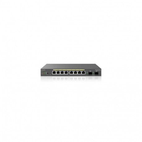 EnGenius Switch 8-port GbE PoE.af/at(+) 130W, 2xSFP Desktop wall-mountable