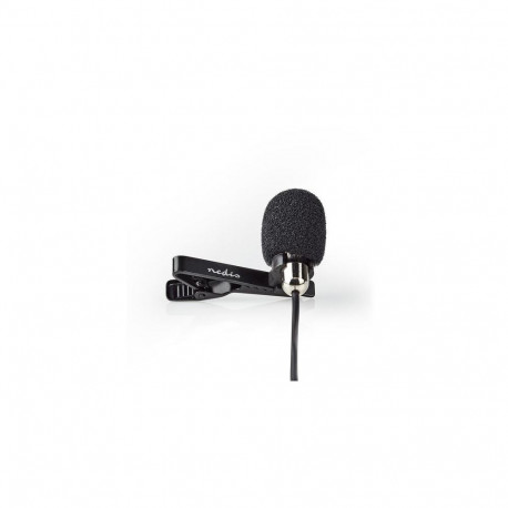 Nedis MICCJ105BK microphone Black, Chrome Clip-on microphone