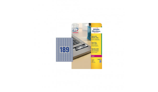 Avery Silver Heavy Duty Labels