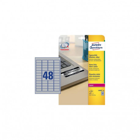 Avery Silver Heavy Duty Labels