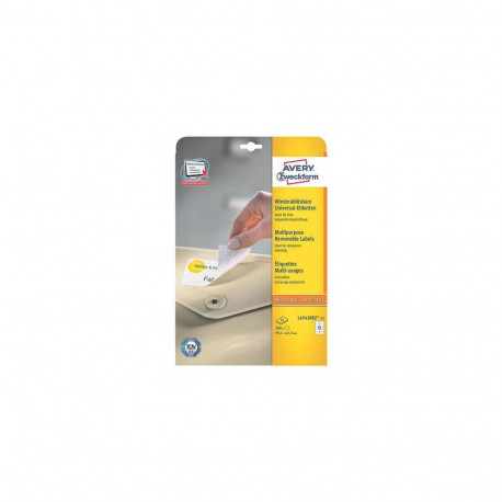 Avery Removable labels, Laser, removable, 99.1 x 42.3 mm