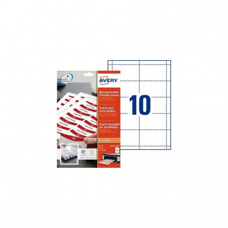 Avery Printable Inserts