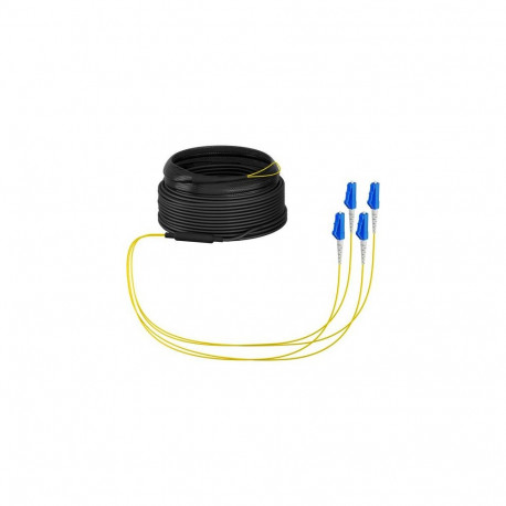 EFB Elektronik O8303S10OS2 InfiniBand/fibre optic cable 10 m 4x LC U-DQ(ZN) BH Black, Blue, Yellow
