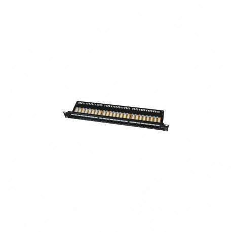 LogiLink Cat.6A Patch Panel 24-Port UTP, 90° LSA termination