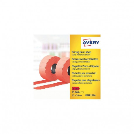 Avery RPLP1226 printer label Red Self-adhesive printer label