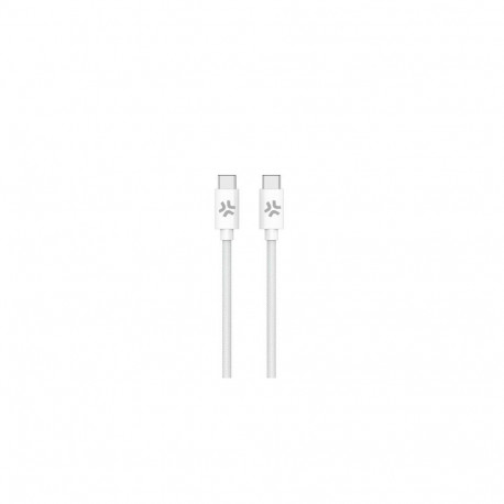 Celly USBCUSBCCOTT - USB-C to USB-C Cotton Braided Cable [POWER DELIVERY]