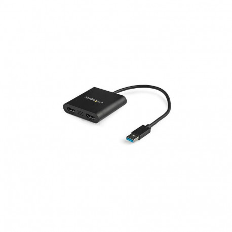 StarTech.com USB 3.0 to Dual HDMI Adapter, USB to 2x HDMI Monitor Converter for Windows (no support 