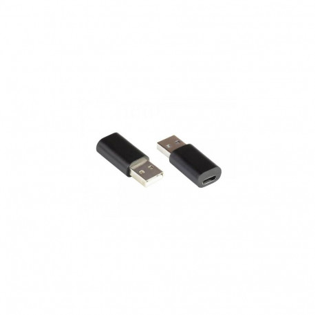 Alcasa USB-AD200 cable gender changer USB A USB C Black