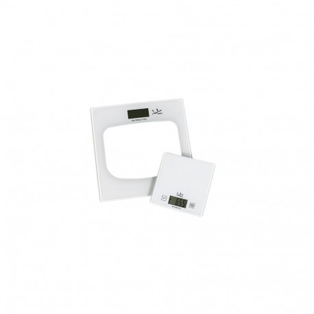 JATA P111 personal scale Square Transparent, White Electronic personal scale