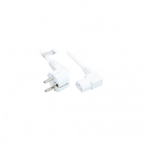 Alcasa P0131-W030 power cable White 3 m Power plug type E+F C13 coupler