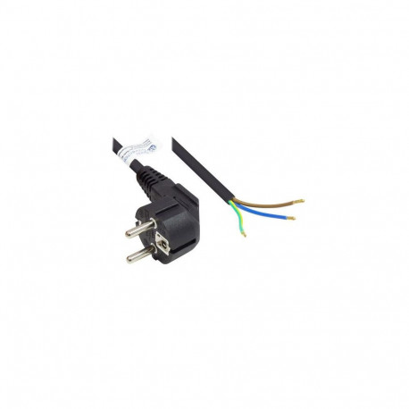 Alcasa P0185-S015 power cable Black 1.5 m Power plug type E+F