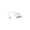StarTech.com USB-C to DVI Adapter - White