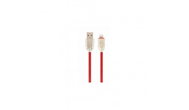 Cablexpert CC-USB2R-AMLM-2M-R lightning cable Red