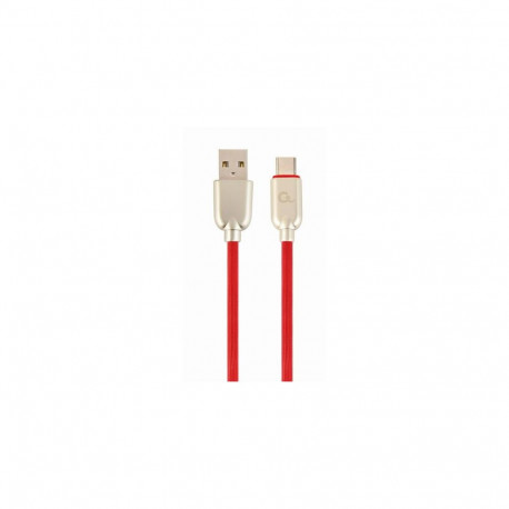 Cablexpert CC-USB2R-AMCM-2M-R USB cable USB 2.0 USB A USB C Red