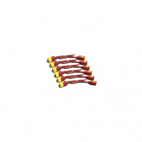 APC AP8716SX340 power cable Red 1.8 m C19 coupler C20 coupler