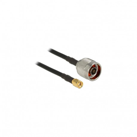 DeLOCK 88940 coaxial cable CFD200 2 m RP-SMA Black