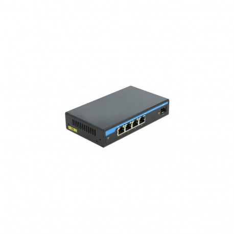DeLOCK Gigabit Ethernet Switch 4 Port PoE + 1 SFP