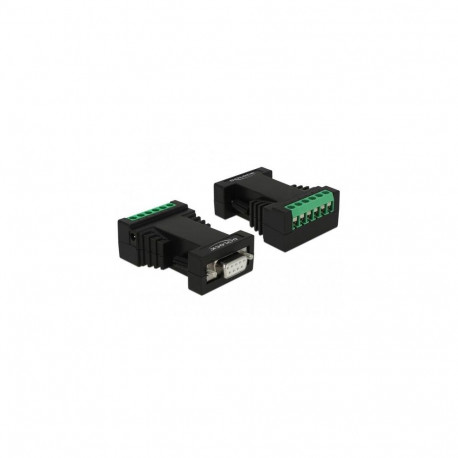 DeLOCK 87686 cable gender changer RS-232 RS-422/485 Black
