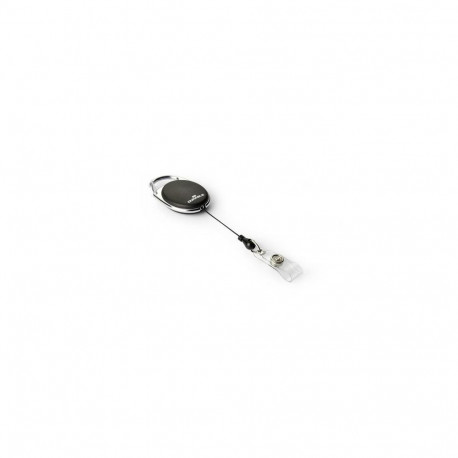 Durable BADGE REEL STYLE Black 10 pc(s)