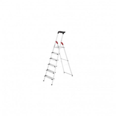 Hailo XXL Step ladder Aluminium, Black, Red