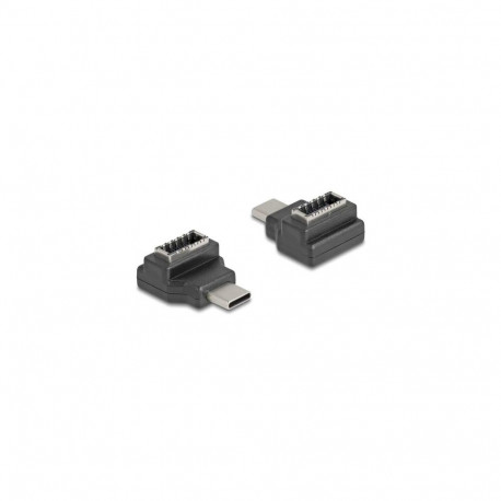 DeLOCK 67235 cable gender changer USB Type-C USB Type-E Black